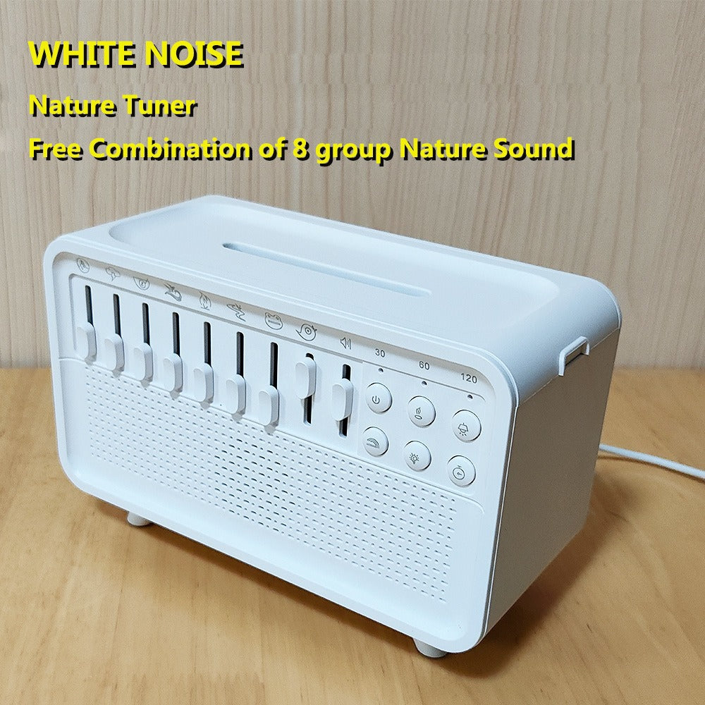 Cross-border White Noise Flame Humidifier Aroma Diffuser Usb Small Bedroom Light Silent Ultrasonic Diffuser Design