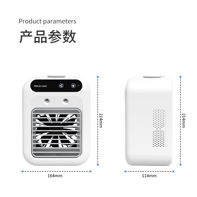 Air Cooler Small Spray Electric Fan Mini Air Conditioner Fan