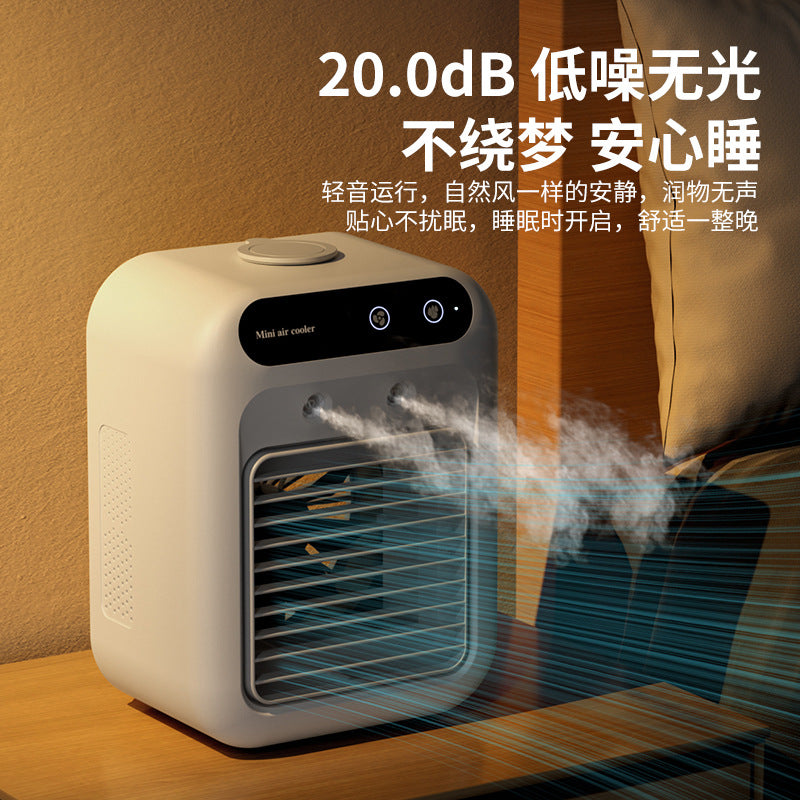 Air Cooler Small Spray Electric Fan Mini Air Conditioner Fan